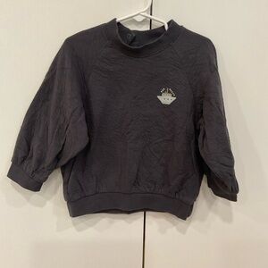 Dark grey  Crewneck Sweatshirt with Logo